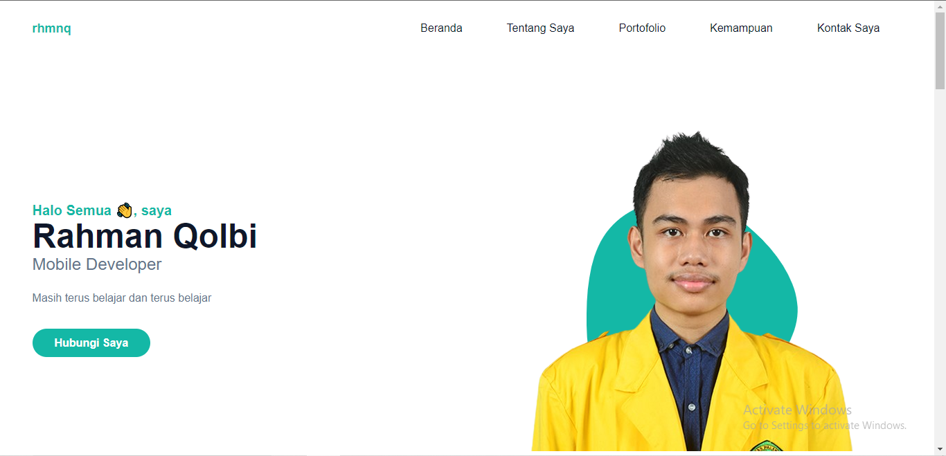 Website Portofolio Tailwind